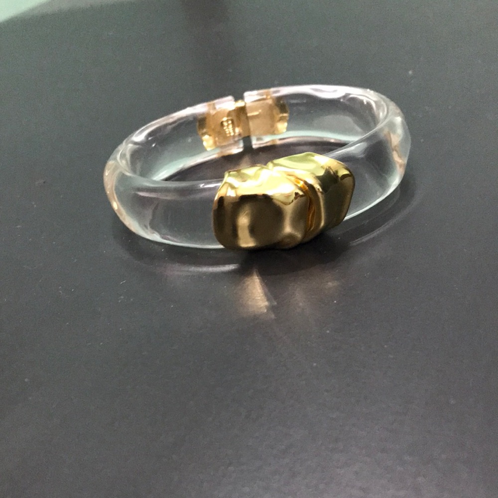 Alexis Bittar Clear Lucite Bracelet